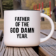 Meriwether Father Of The God Damn Year Mug