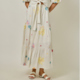 Mystree Embroidered Tiered Skirt