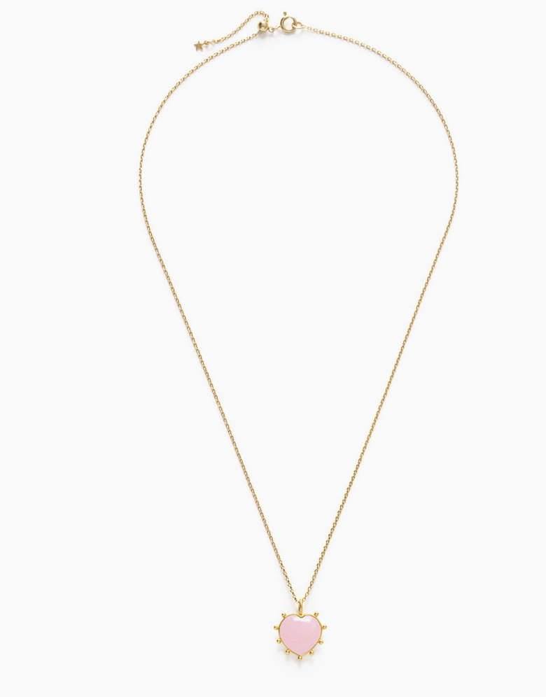 Amano Gemstone Heart Necklace