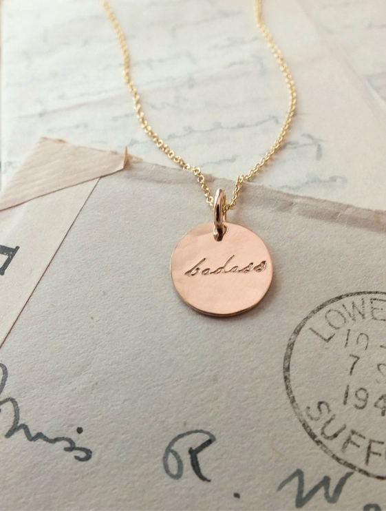 Becoming Jewelry Badass Necklace