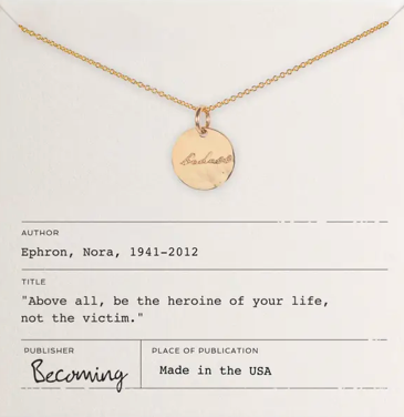 Becoming Jewelry Badass Necklace