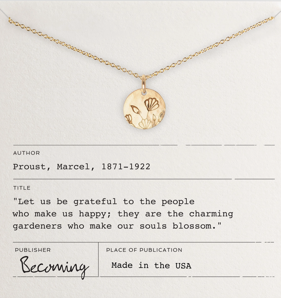 Becoming Jewelry Blossom Necklace