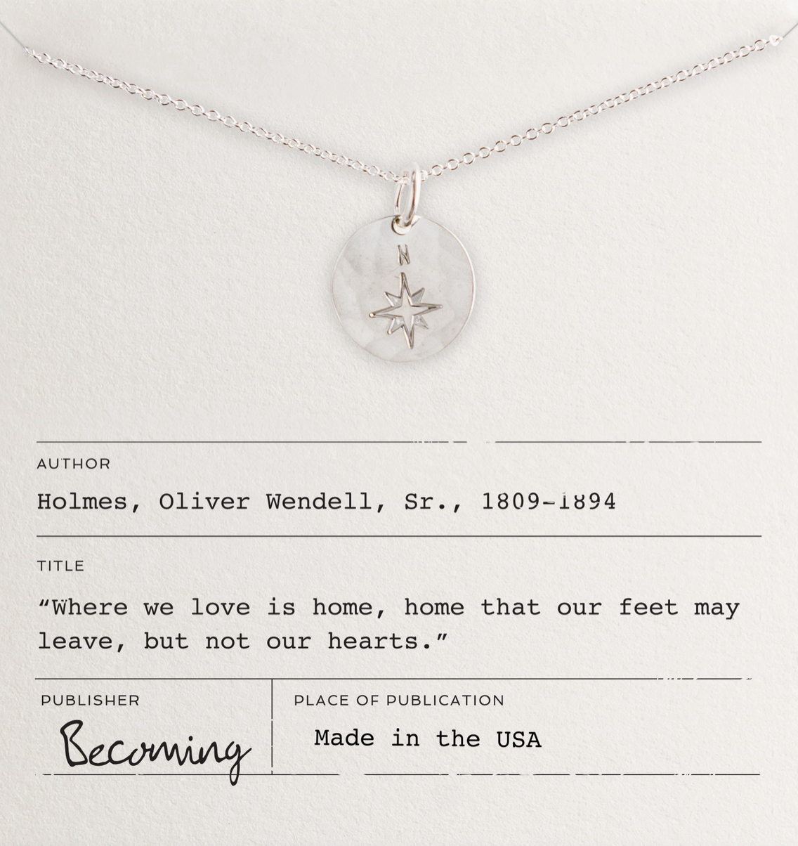 Becoming Jewelry North Star Necklace