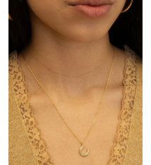 Amano Horseshoe Charm Necklace
