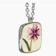 Shari Dixon Verbena on the Beach Small Square Necklace