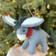 ORNAMENTS 4 ORPHANS Donkey Felt Wool Ornament