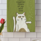 Primitives By Kathy Funny Pet Lover Kitchen Towels | Cat & Dog Tea Towels