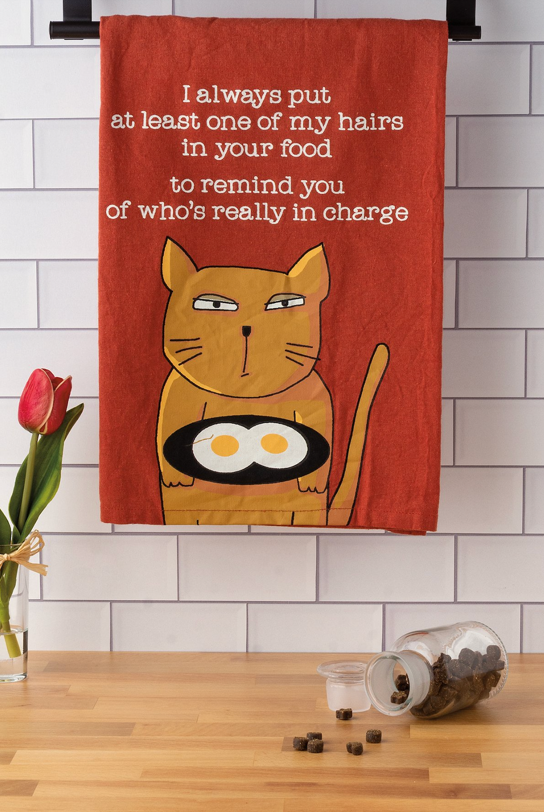 Primitives By Kathy Funny Pet Lover Kitchen Towels | Cat & Dog Tea Towels