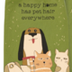 Primitives By Kathy Funny Pet Lover Kitchen Towels | Cat & Dog Tea Towels