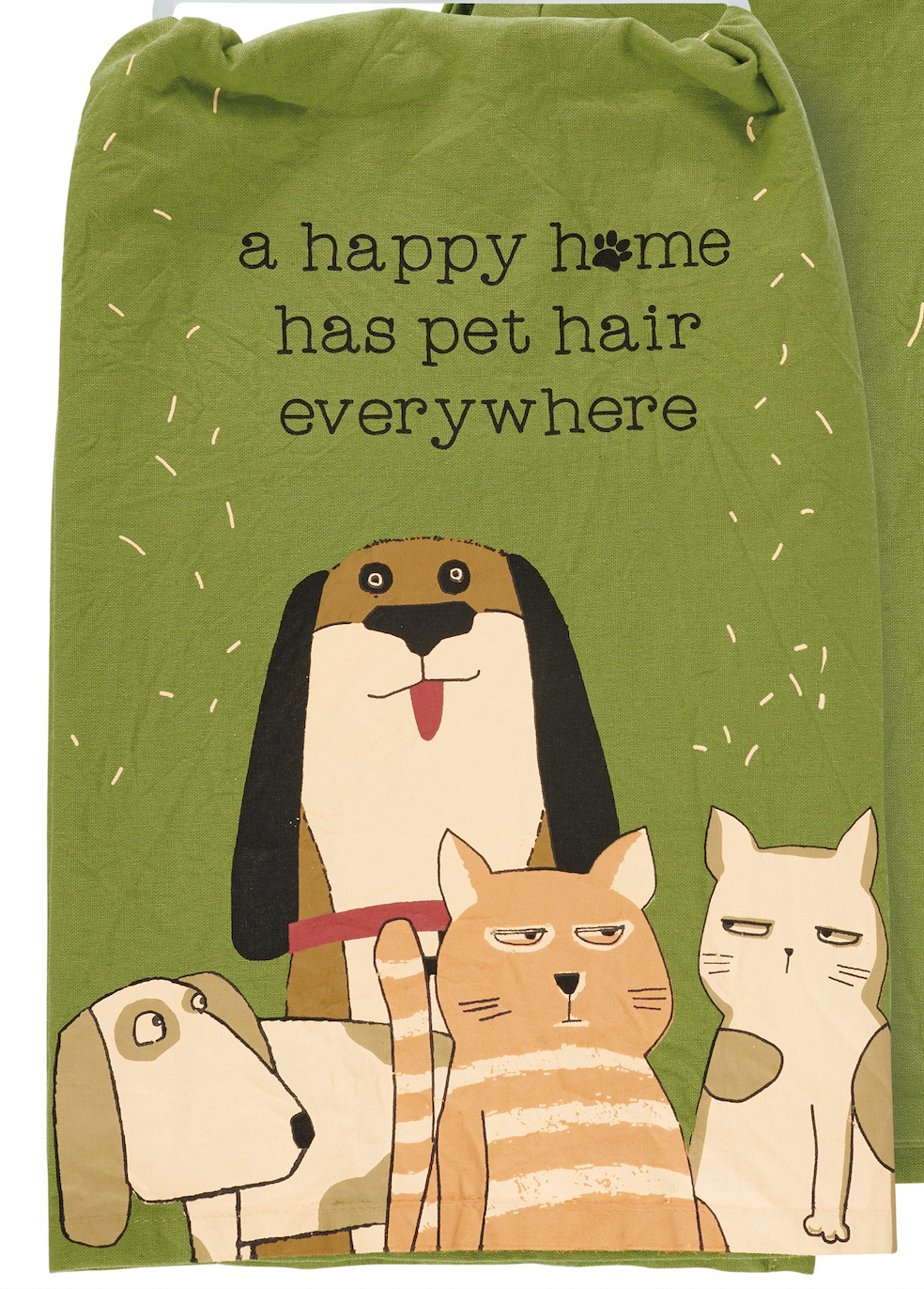 Primitives By Kathy Funny Pet Lover Kitchen Towels | Cat & Dog Tea Towels