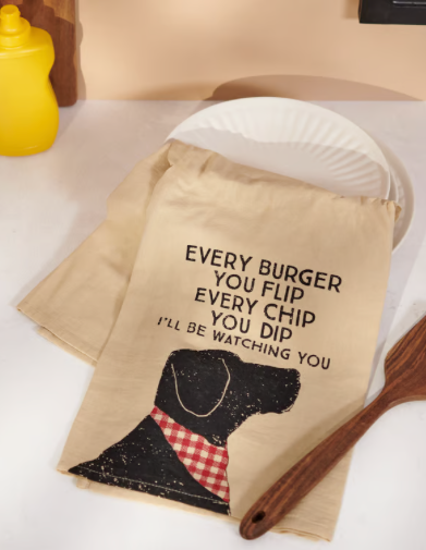 Primitives By Kathy Funny Pet Lover Kitchen Towels | Cat & Dog Tea Towels