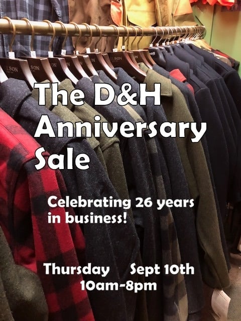 Anniversary Sale