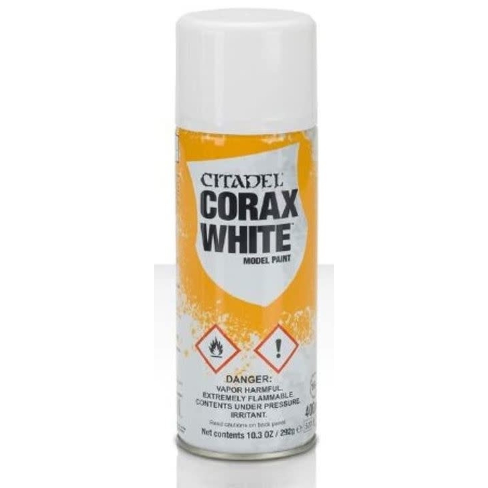 Games Workshop Citadel Paint: Corax White Spray Paint 10oz (OLD FORMULA)
