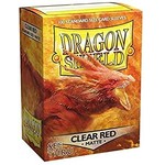 Dragon Shield Dragon Shield Matte Clear Red 100ct
