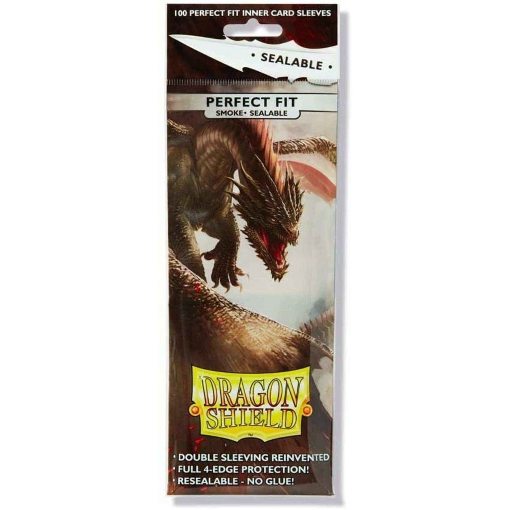 Dragon Shield Perfect Fit SEALABLE Smoke 100ct