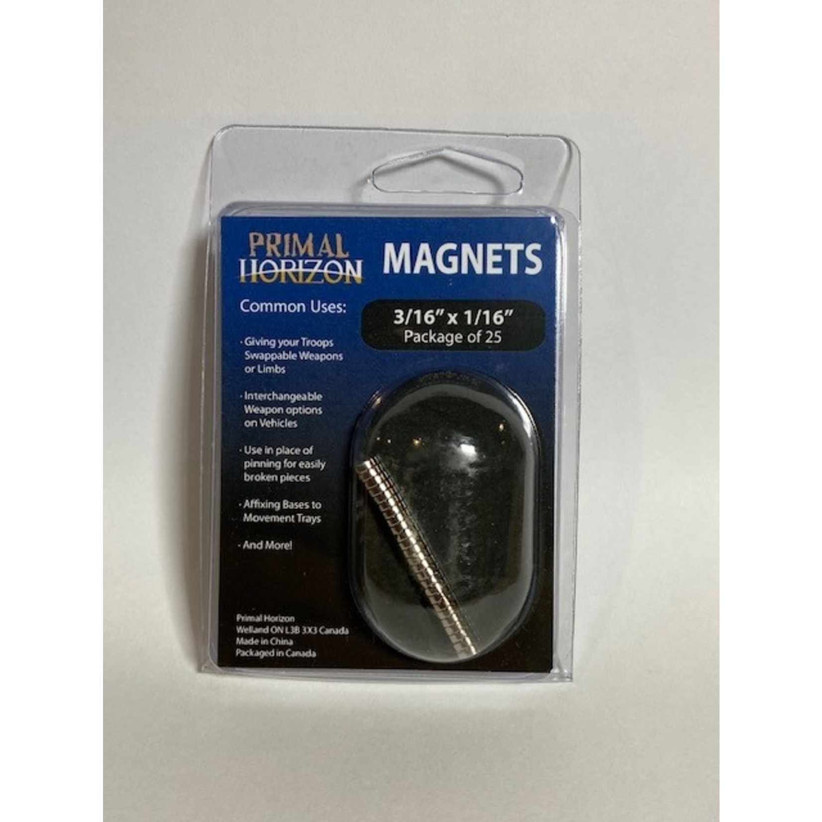 Magnets 3/16” x 1/16” 25ct (PHZ)