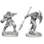 D&D Unpainted Minis: Dragonborn Male Fighter with Spear