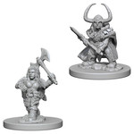 D&D Unpainted Minis: Dwarf Female Barbarian