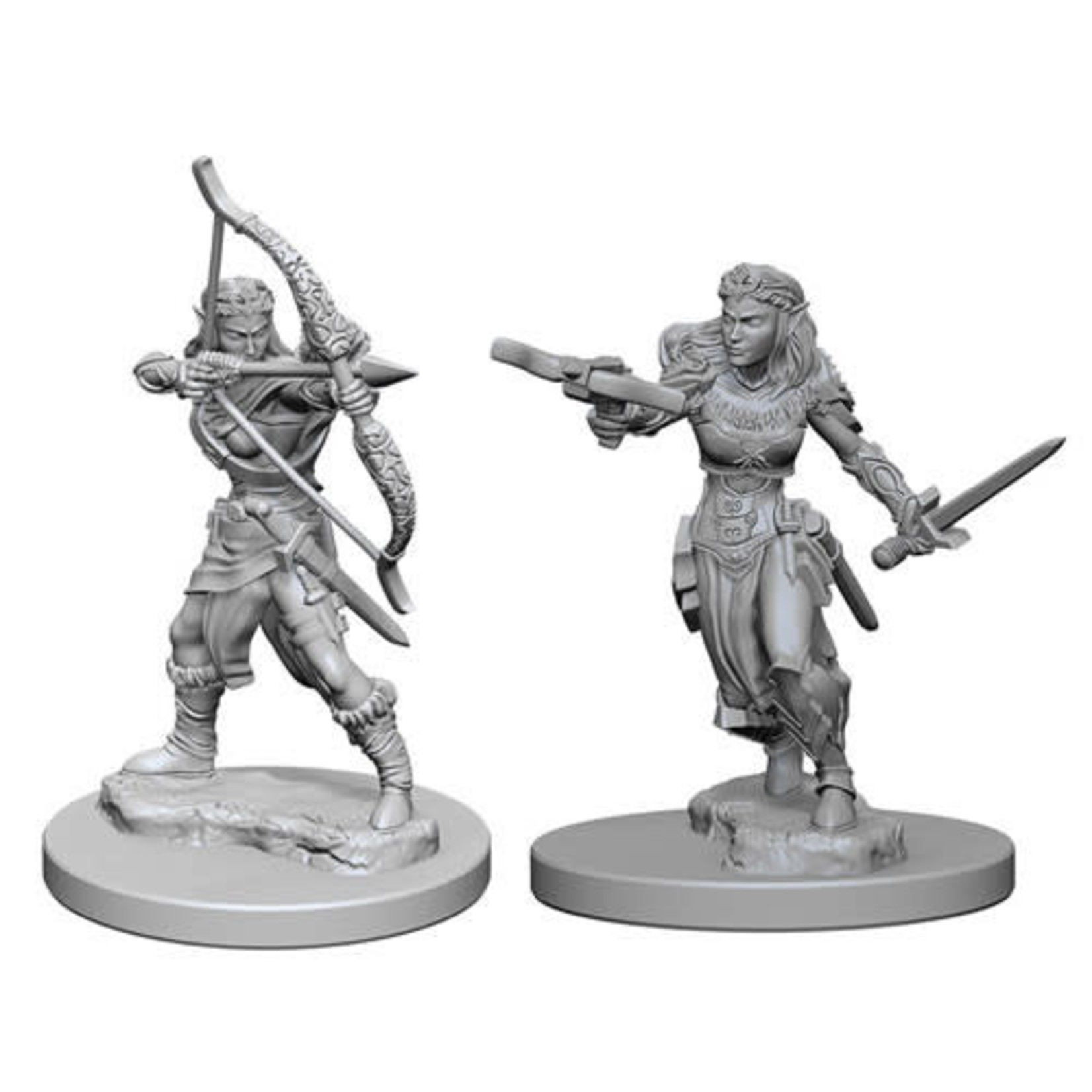 D&D Unpainted Minis: Elf Female Ranger