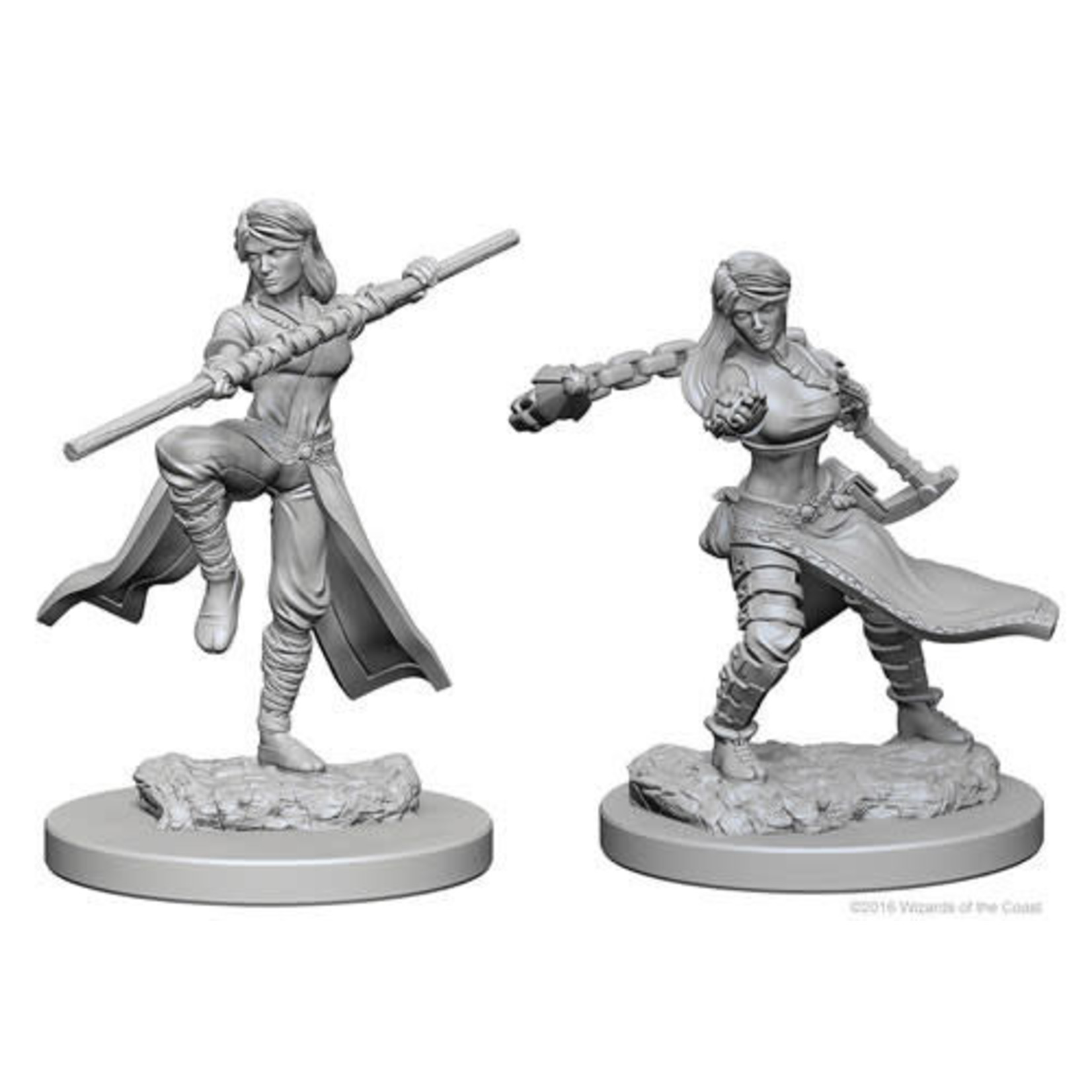 D&D Unpainted Minis: Human Female Monk (Wave 1)