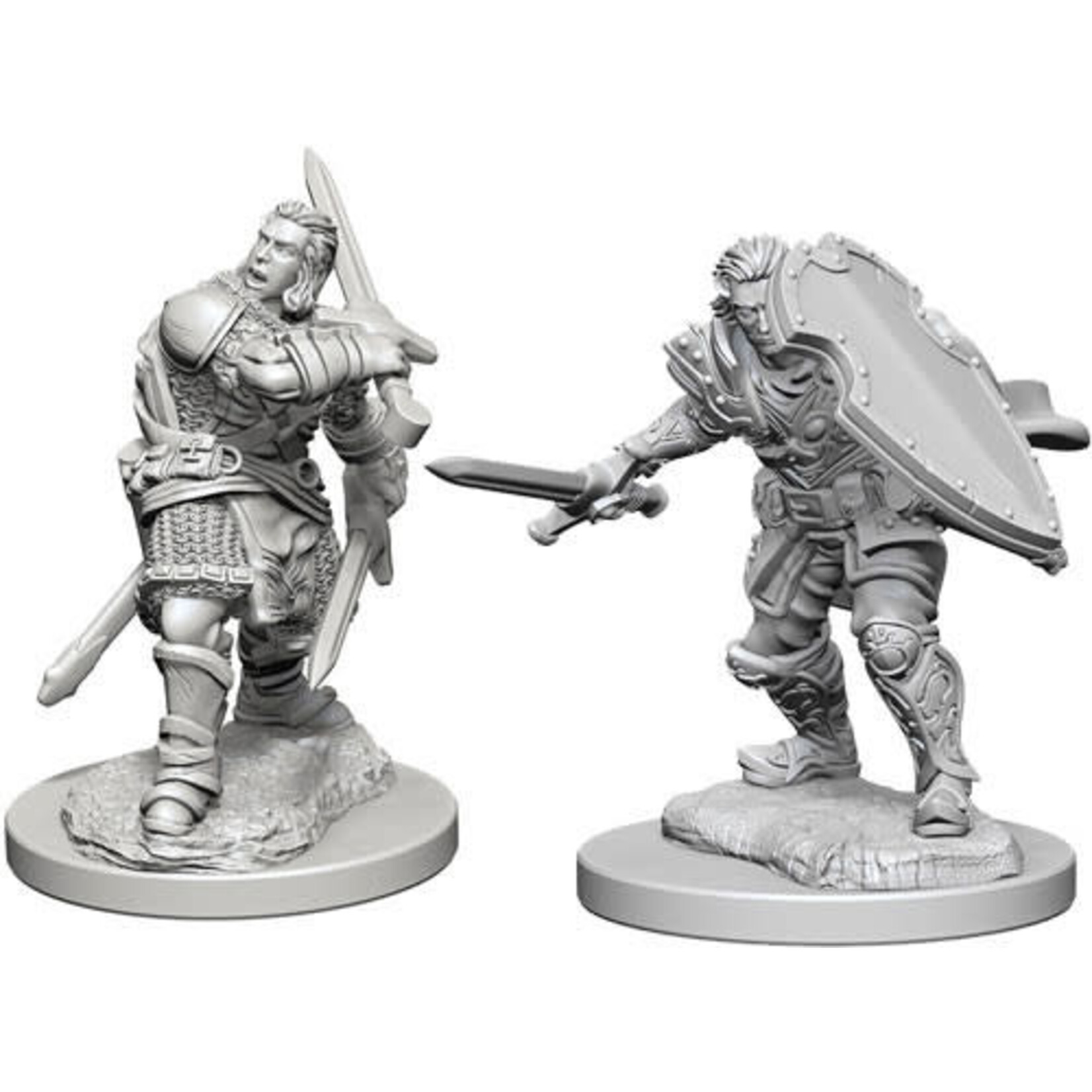 D&D Unpainted Minis: Human Male Paladin
