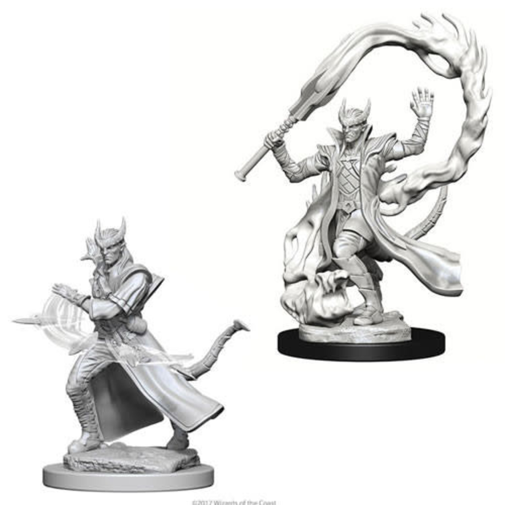 D&D Unpainted Minis: Tiefling Male Sorcerer