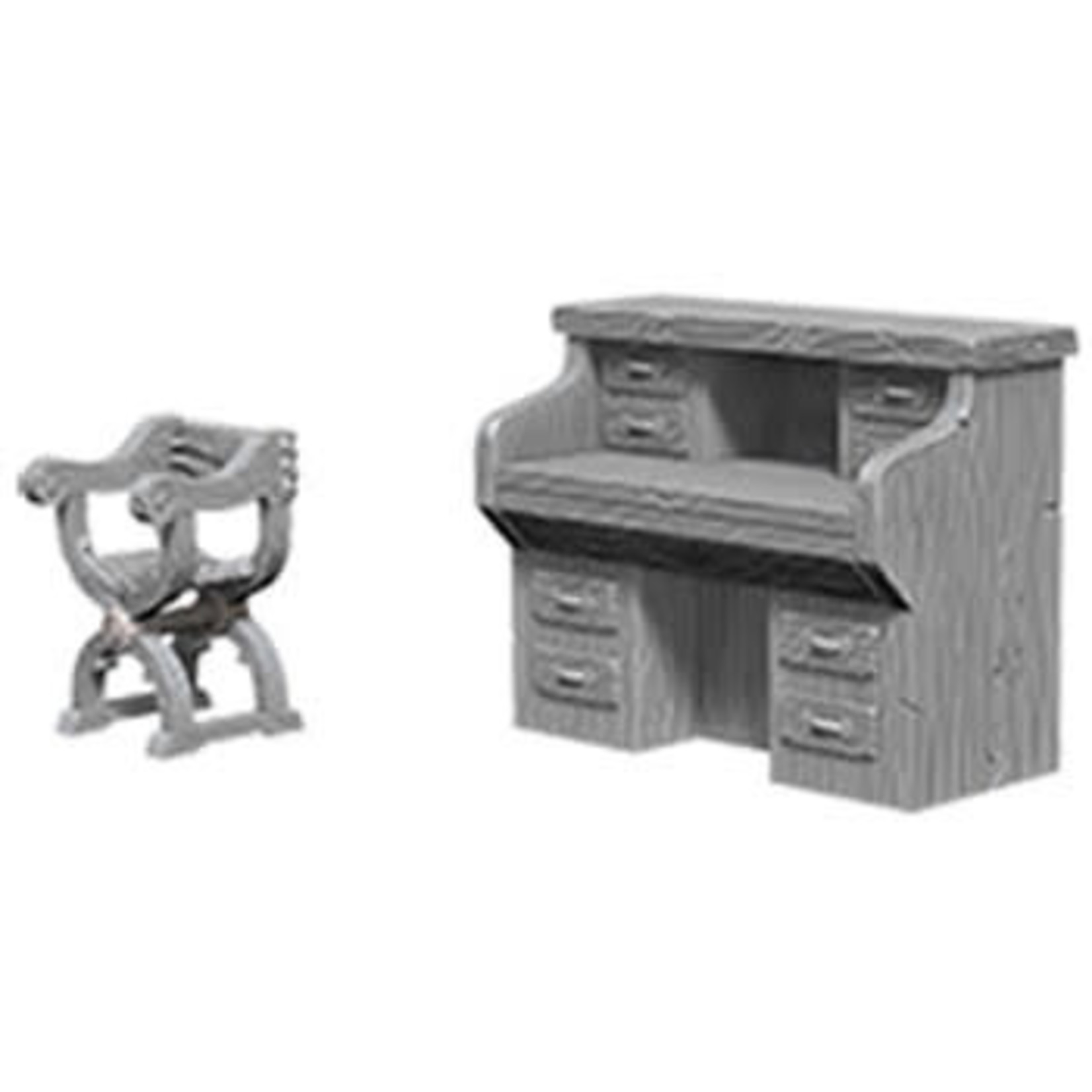 D&D Unpainted Minis: Desk & Chair
