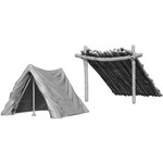 D&D Unpainted Minis: Tent & Lean-To (Wave 10)