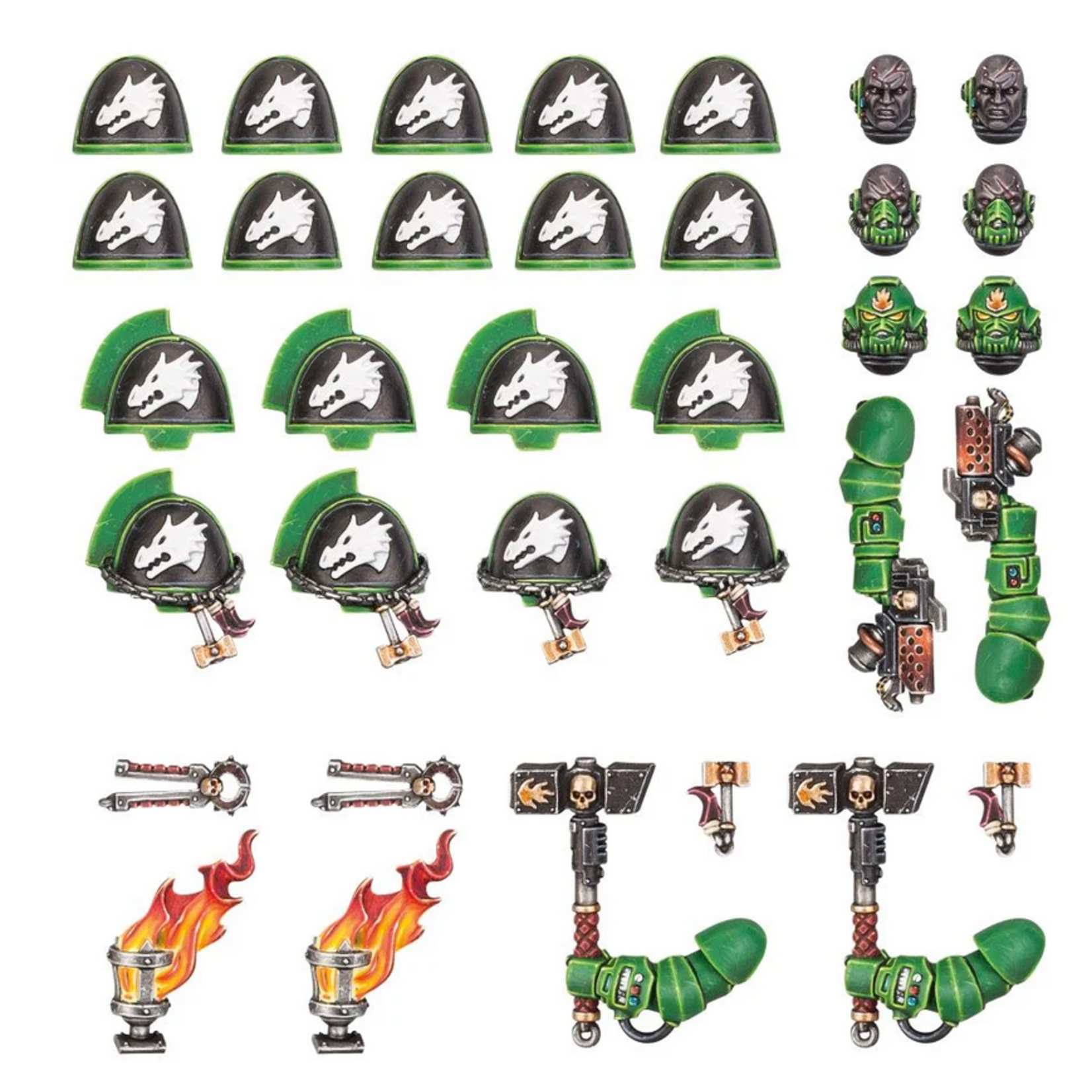Salamanders Primaris Upgrades (40K)