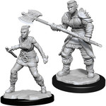 D&D Unpainted Minis: Orc Barbarian Female (Wave 13)
