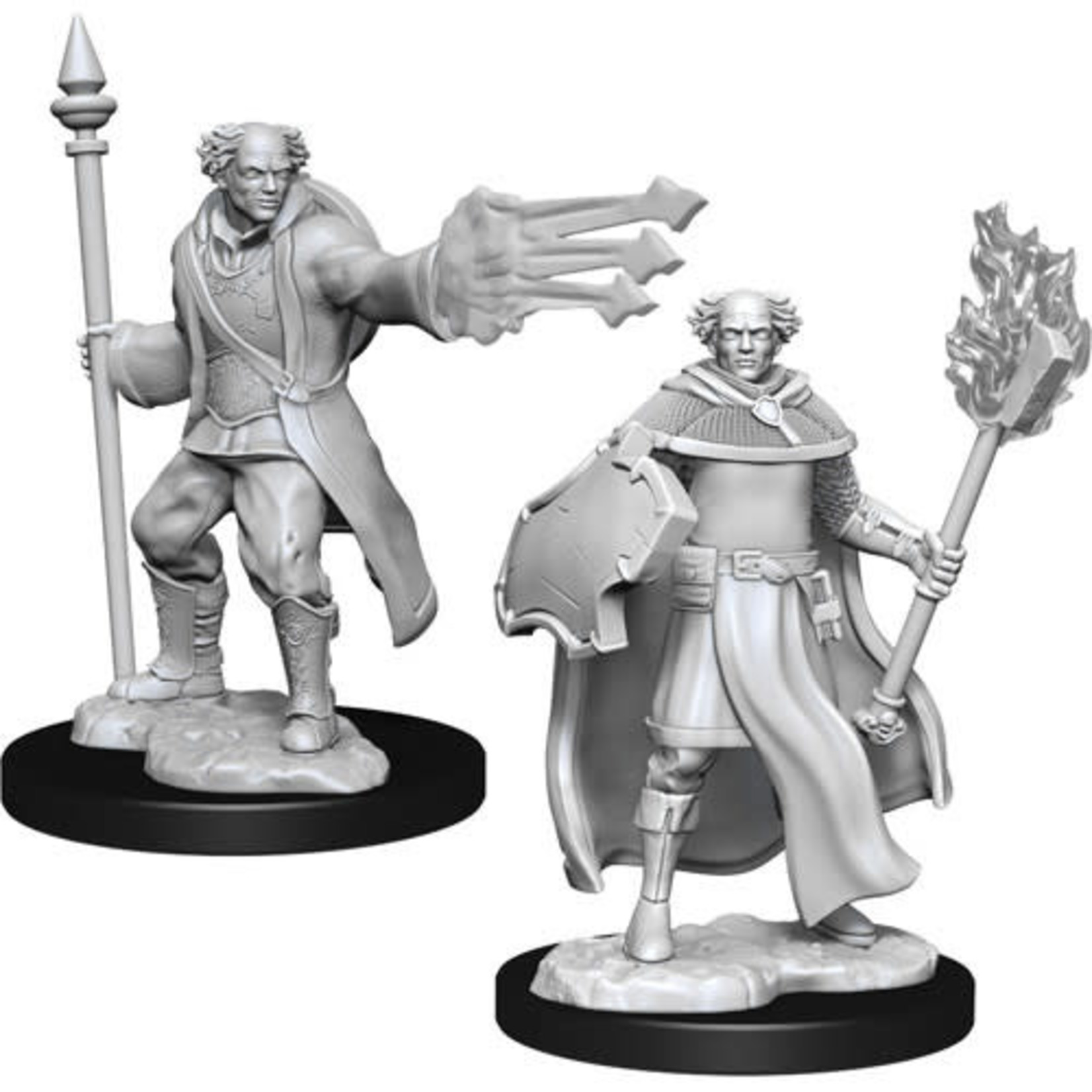 D&D Unpainted Minis: Multiclass Cleric + Wizard Male (Wave 13)