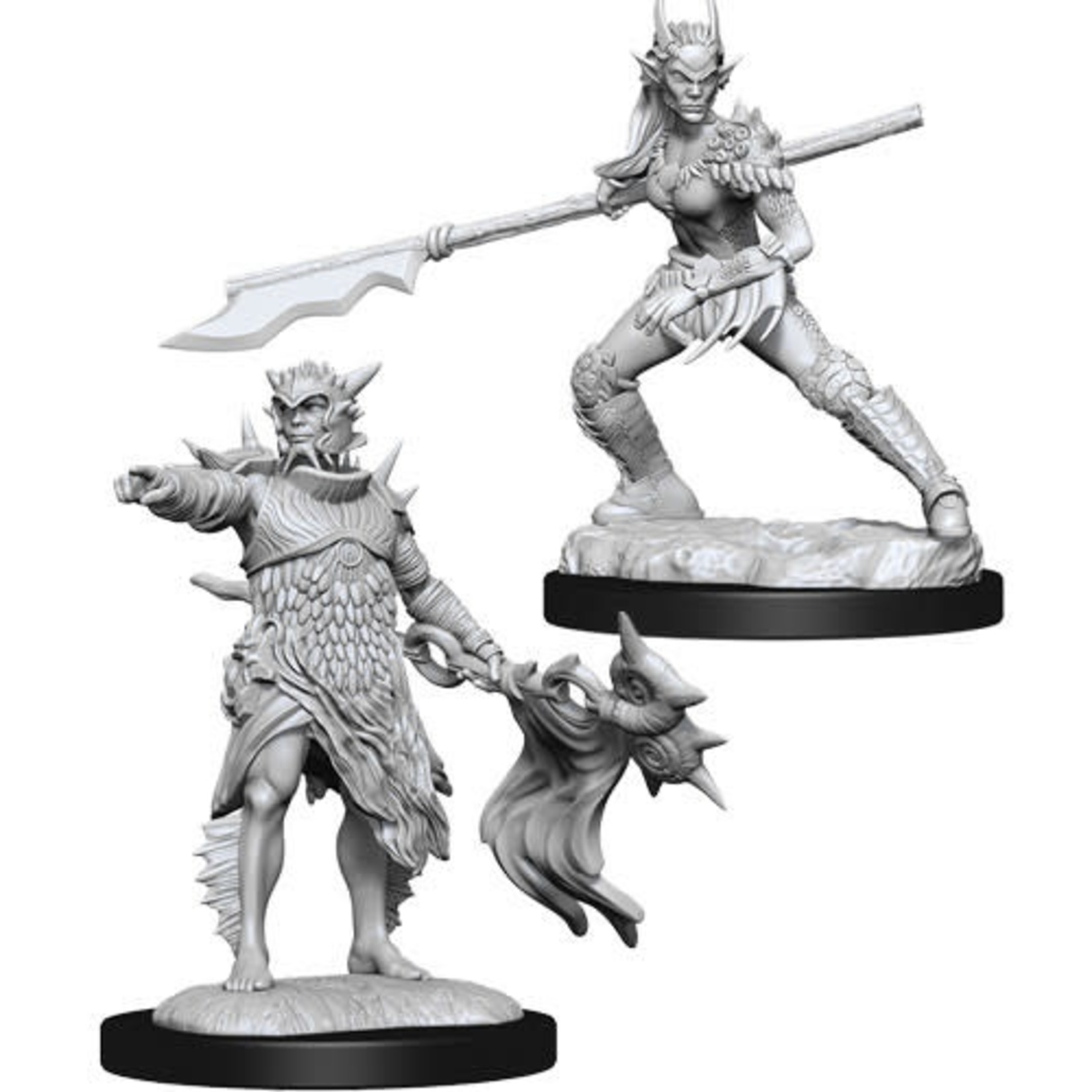 D&D Unpainted Minis: Coralheim Commander & Halimar Wavewatch (Wave 13)