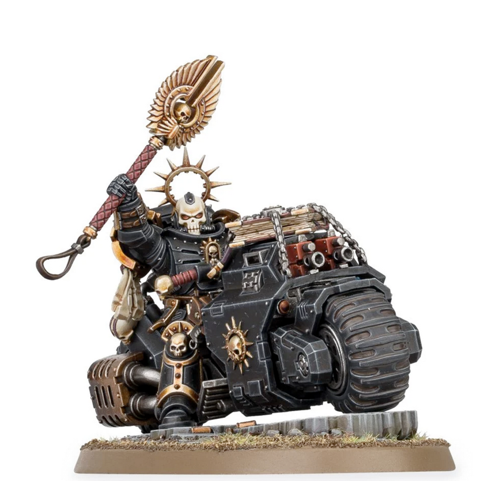 Space Marines Primaris Chaplain on Bike (40K)