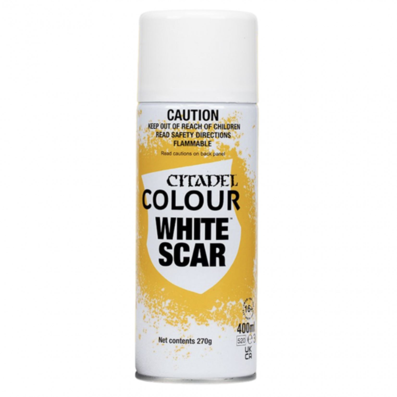 Games Workshop Citadel Paint: White Scar Spray Paint 10oz