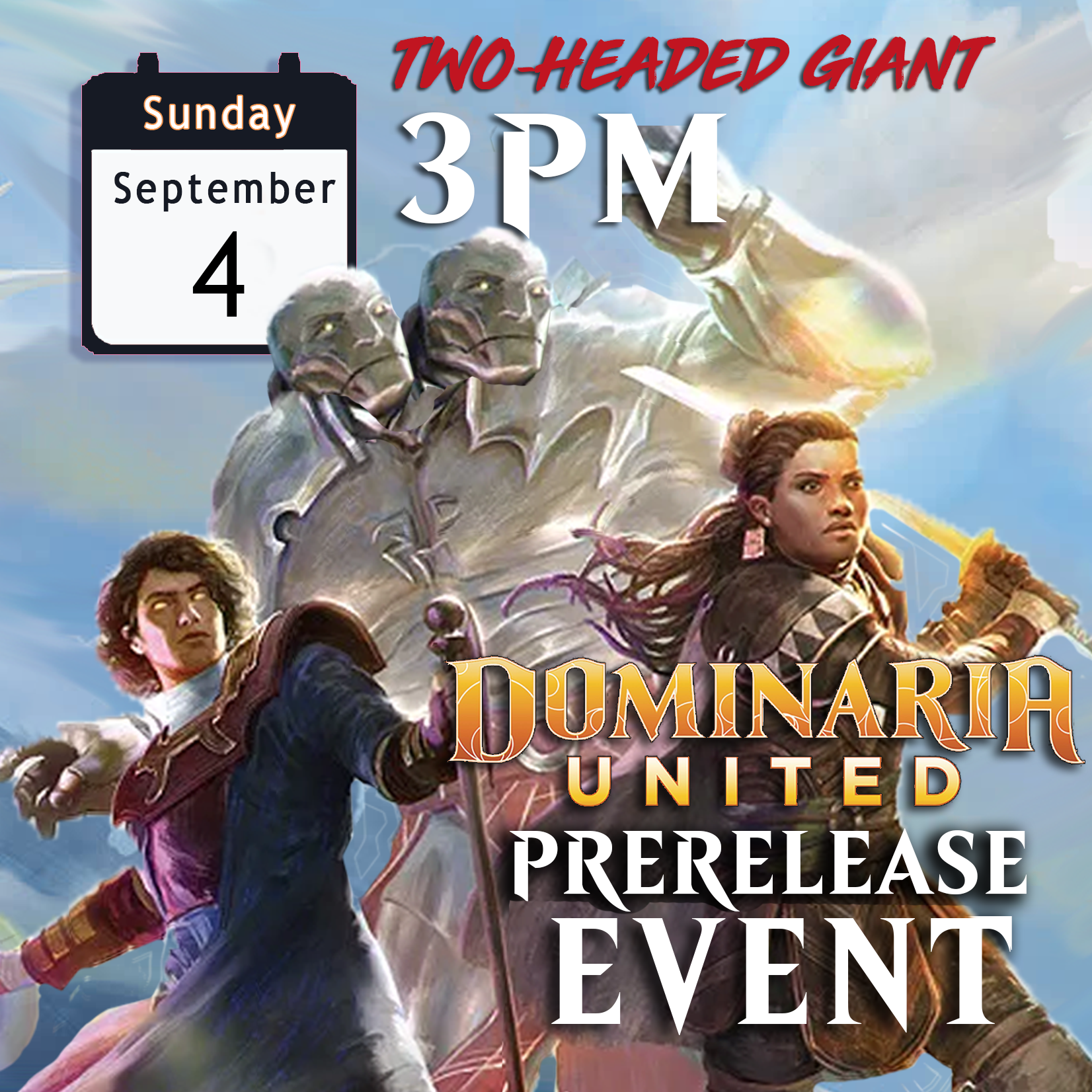 Wizards of the Coast Dominaria United Prerelease Event