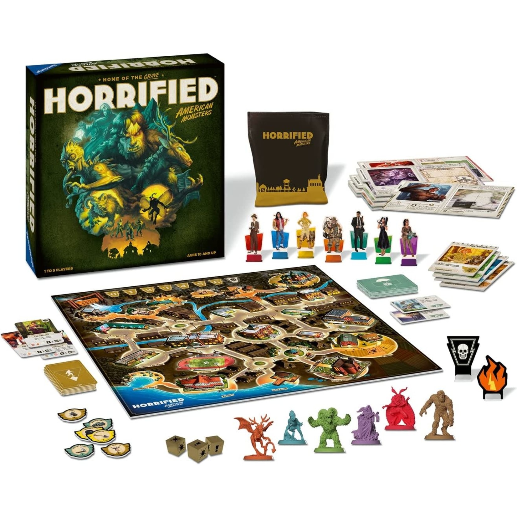 Horrified American Monsters Board Game