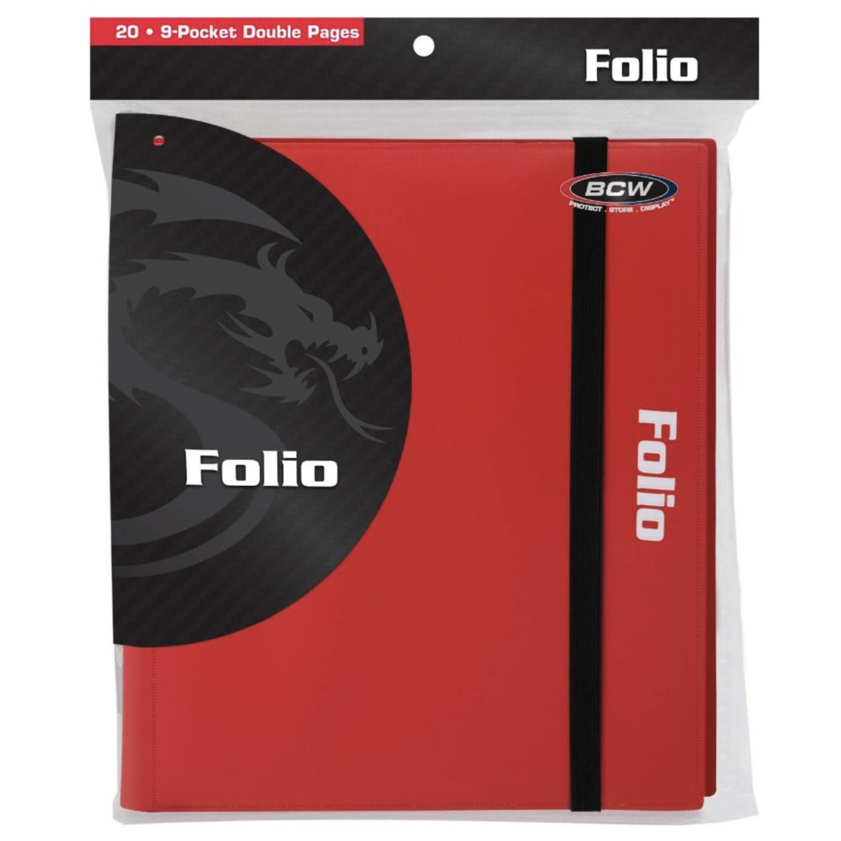 BCW 9-Pocket Folio Red