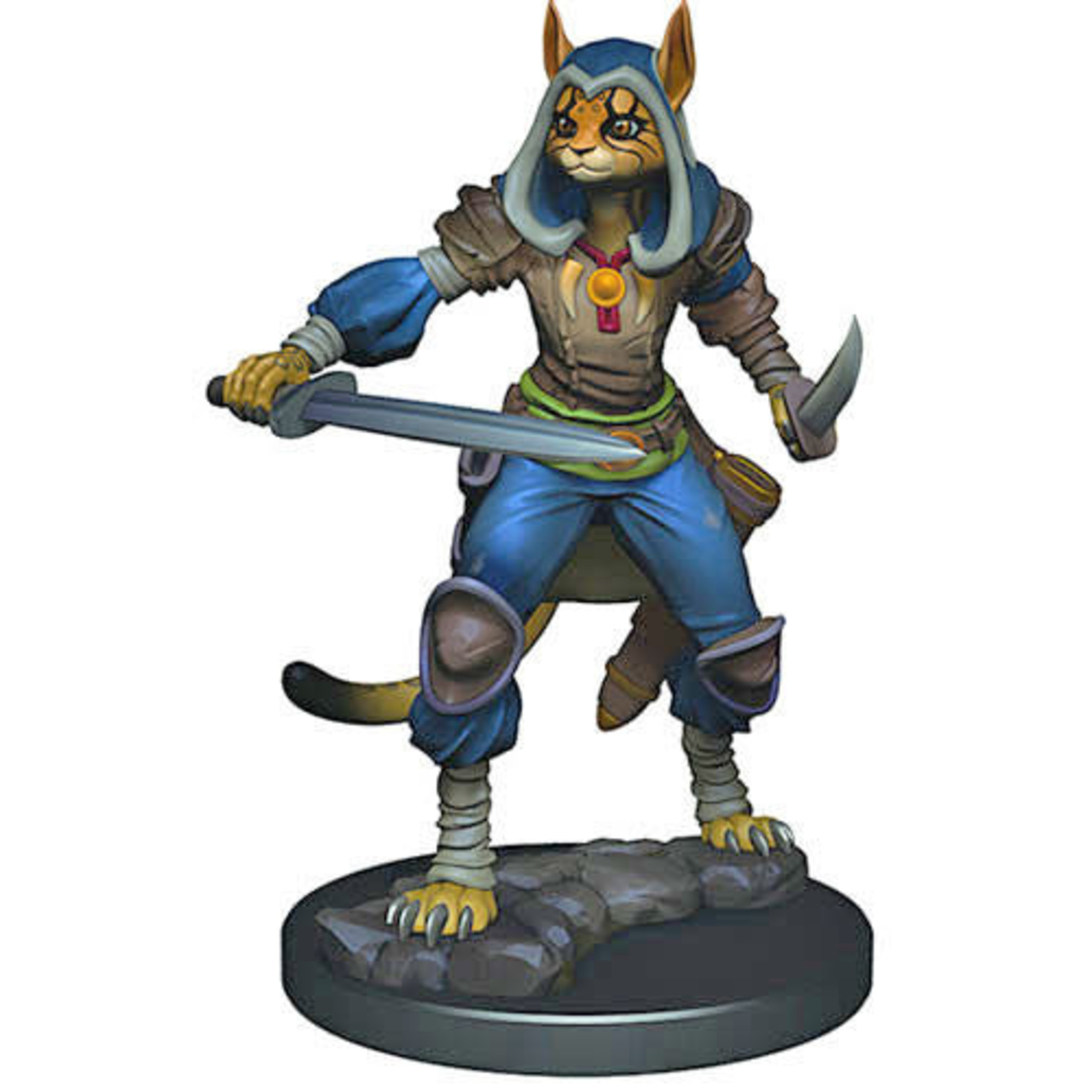 Wizards of the Coast D&D Premium Painted Figure: W3 Female Tabaxi Rogue