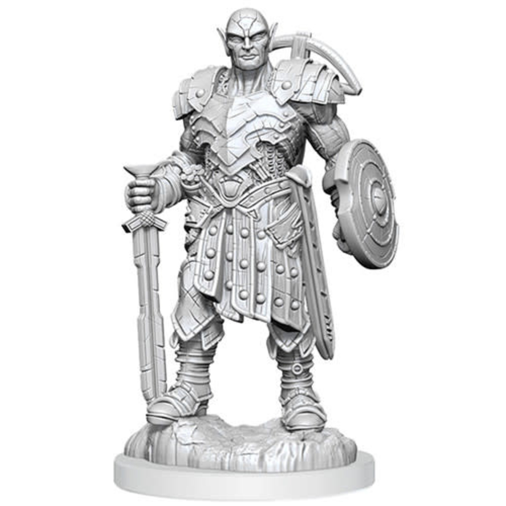 D&D Unpainted Minis: Earth Genasi Fighter W20