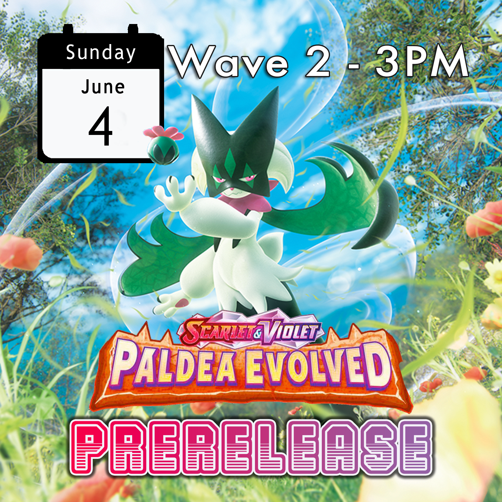 Pokémon Paldea Evolved Prerelease