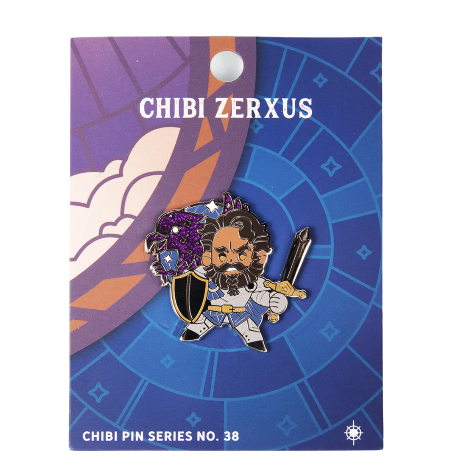 Critical Role Chibi Pin No. 38 - Zerxus Ilerez
