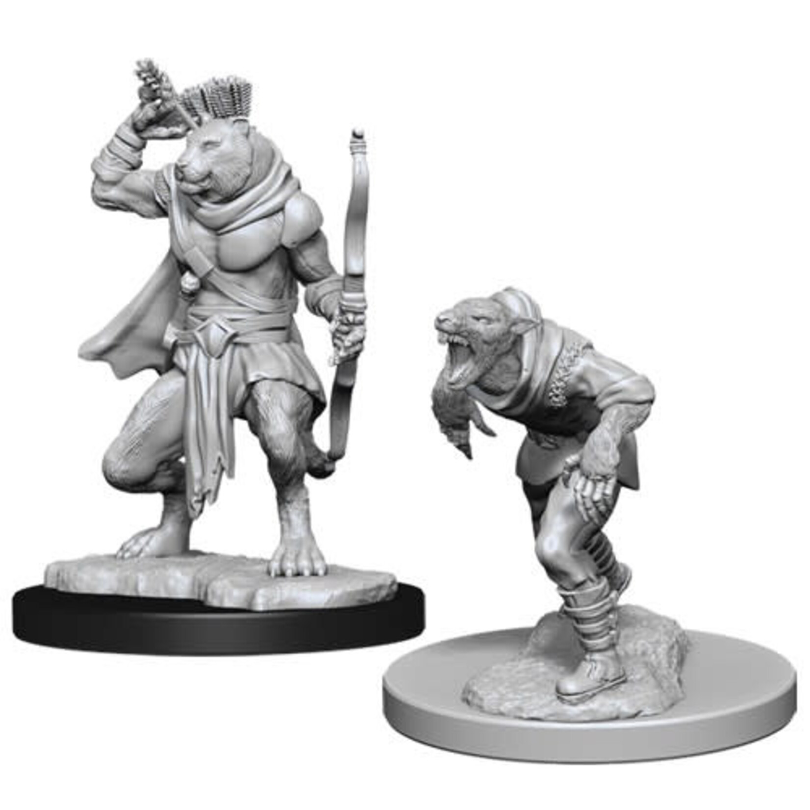 D&D Nolzur's Marvelous Unpainted Minis: Wererat and Weretiger (Wave 11)