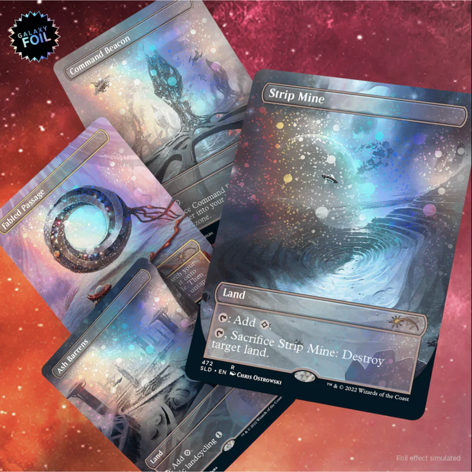 Wizards of the Coast Secret Lair Drop: Totally Spaced Out [Galaxy Foil]