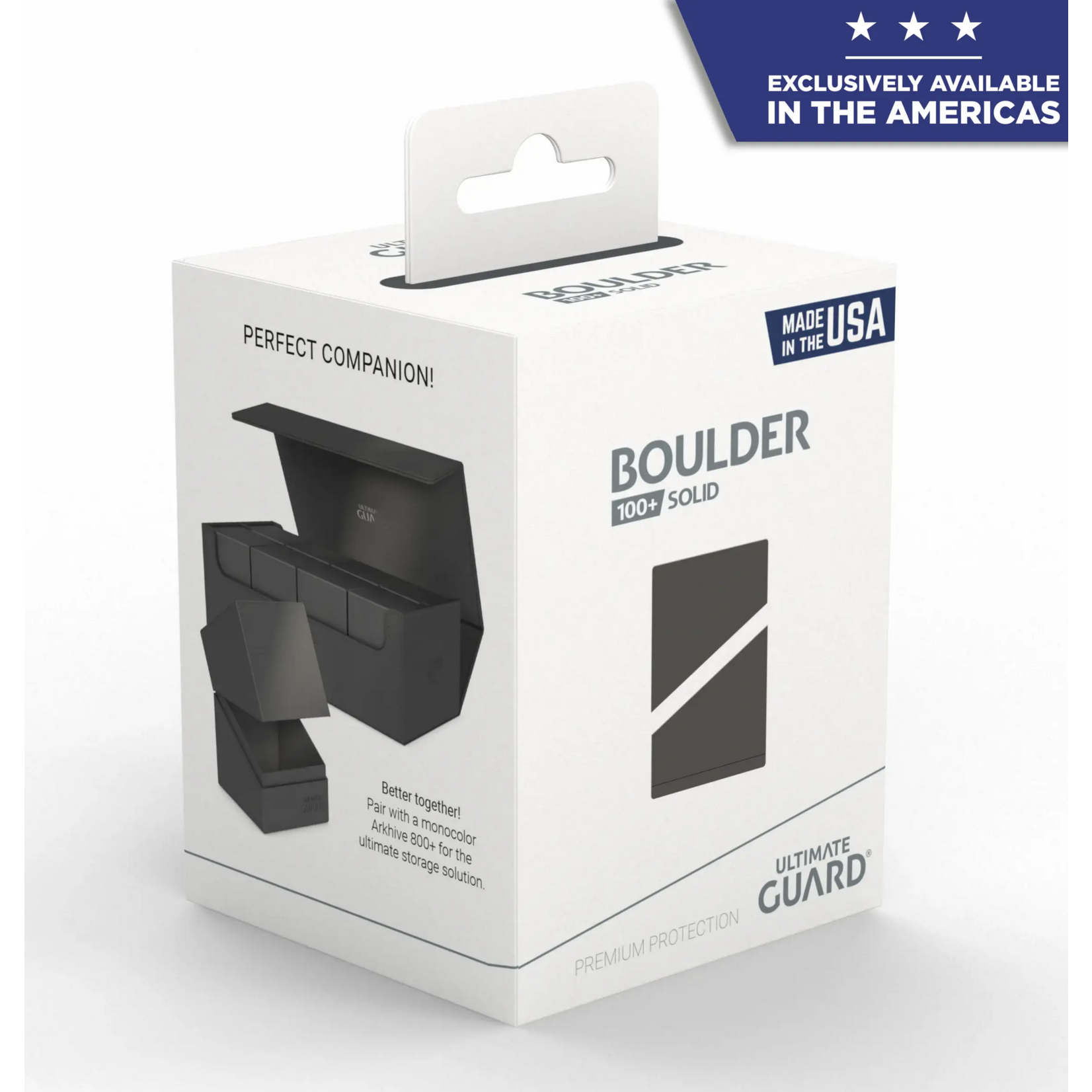 Ultimate Guard Ultimate Guard Boulder Solid Grey 100ct