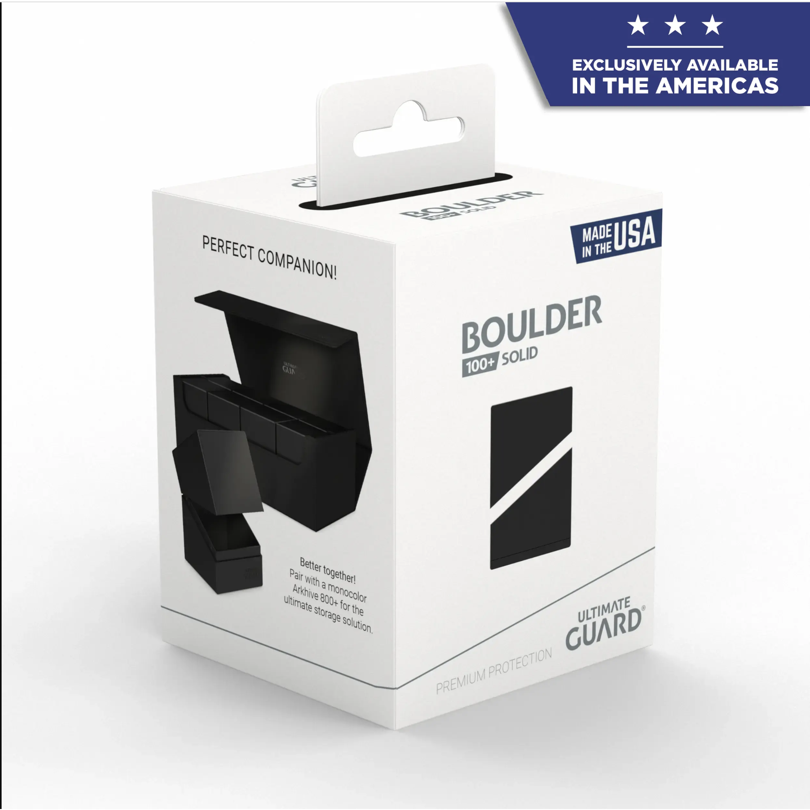 Ultimate Guard Ultimate Guard Boulder Solid Black 100ct