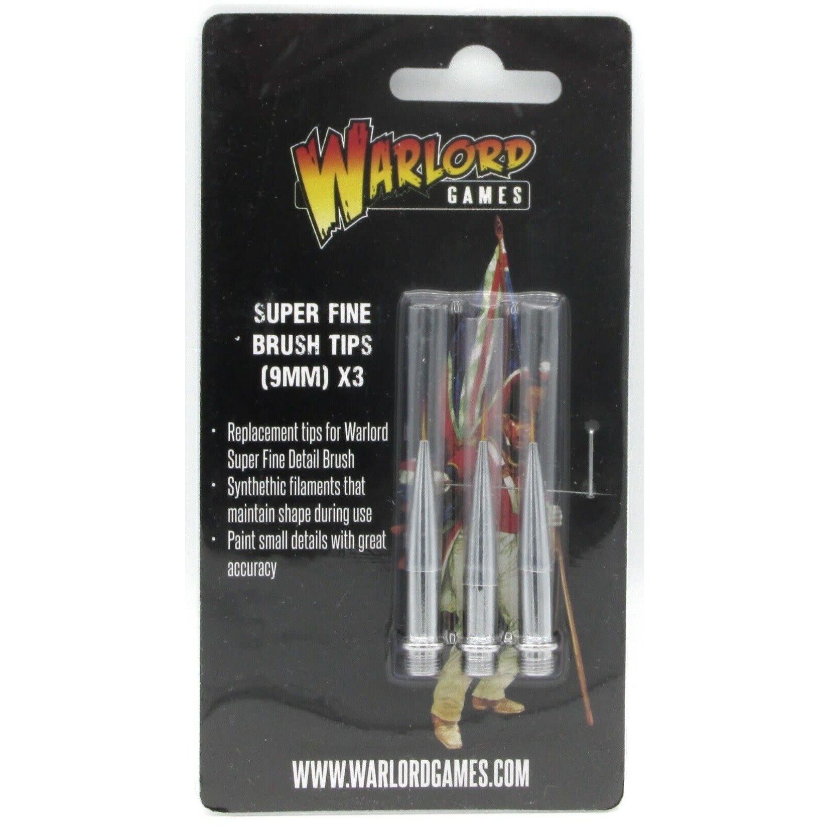 Warlord Games - Super Fine Brush Tips 9mm x3