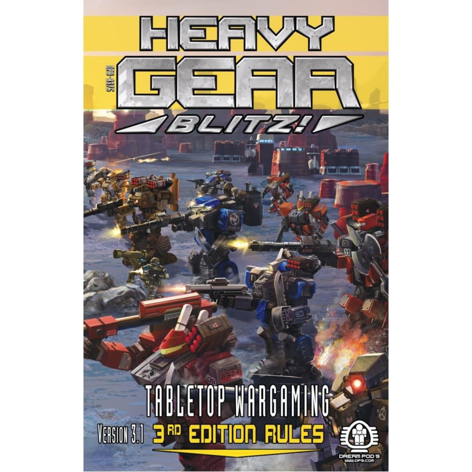 Dream Pod 9 Heavy Gear Blitz - 3.1 Rulebook (Half Size)