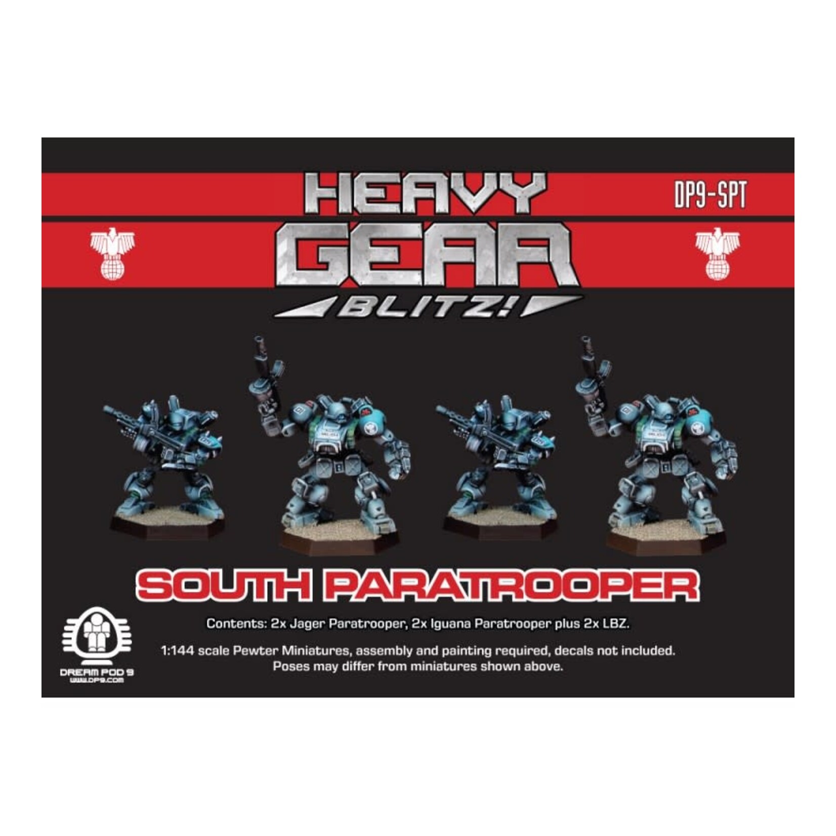 Dream Pod 9 Heavy Gear Blitz - Southern Paratrooper Squad