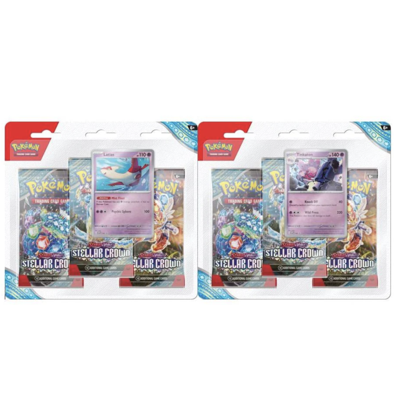 Pokemon Stellar Crown 3-Pack Blister