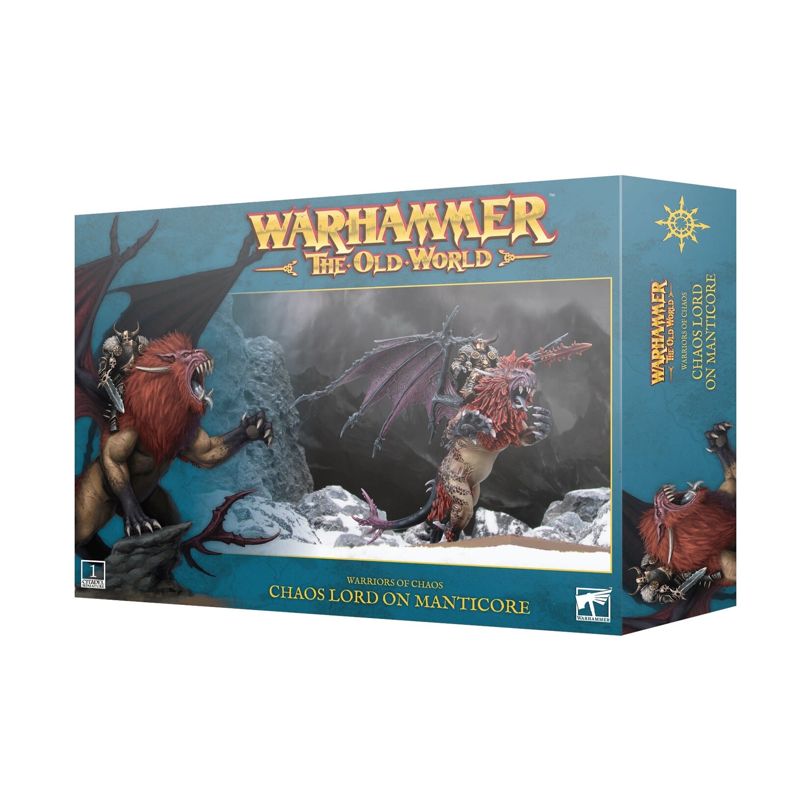 Games Workshop Warriors of Chaos Lord on Manticore  (OLW)